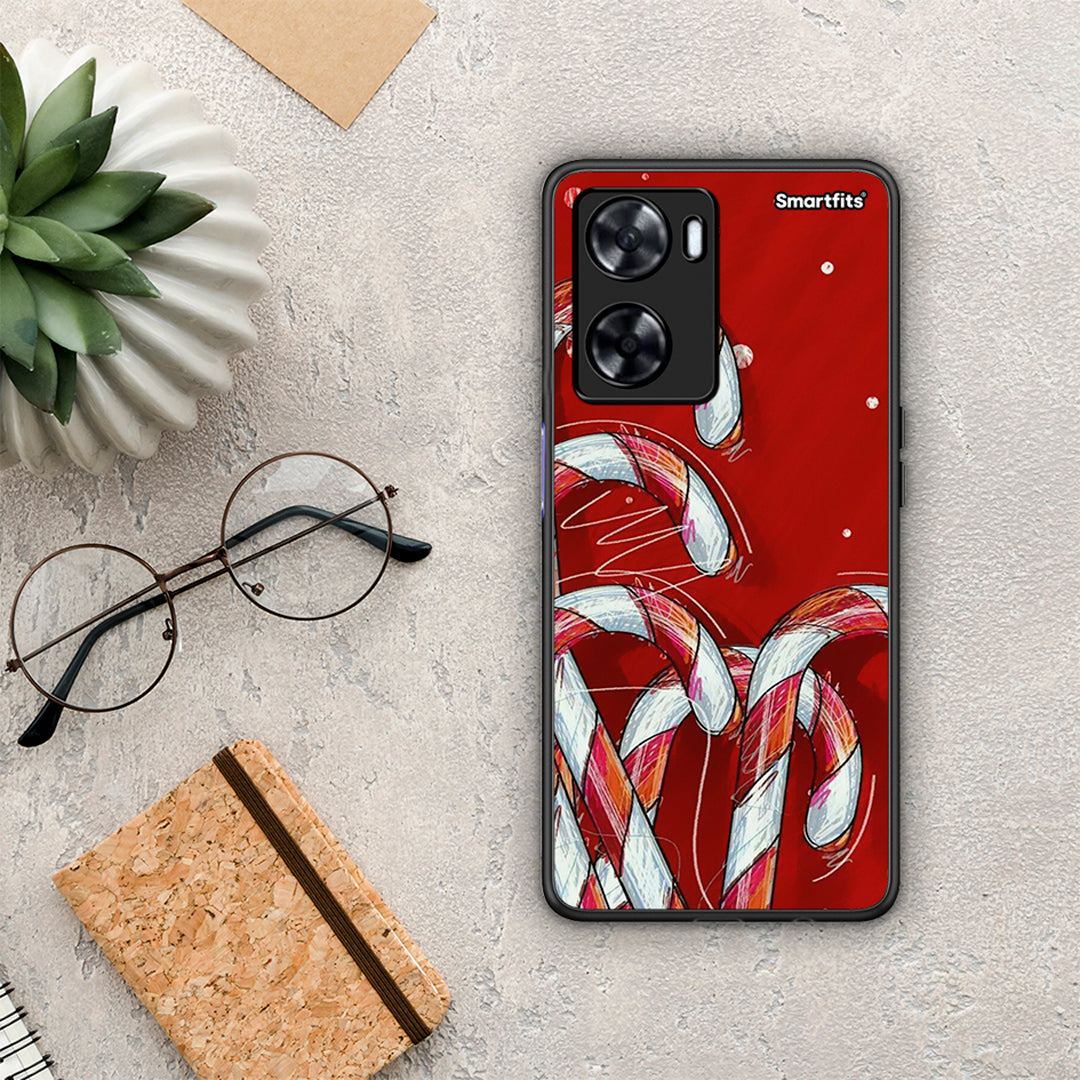 Candy Cane - Oppo A57s / A77s / A77 θήκη