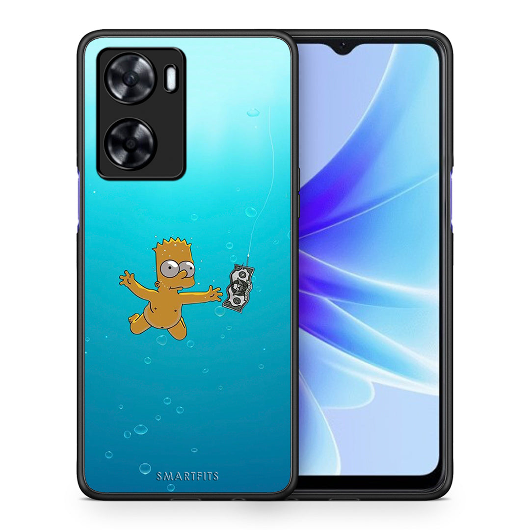 Θήκη Oppo A57s / A77s / A77 Chasing Money από τη Smartfits με σχέδιο στο πίσω μέρος και μαύρο περίβλημα | Oppo A57s / A77s / A77 Chasing Money case with colorful back and black bezels