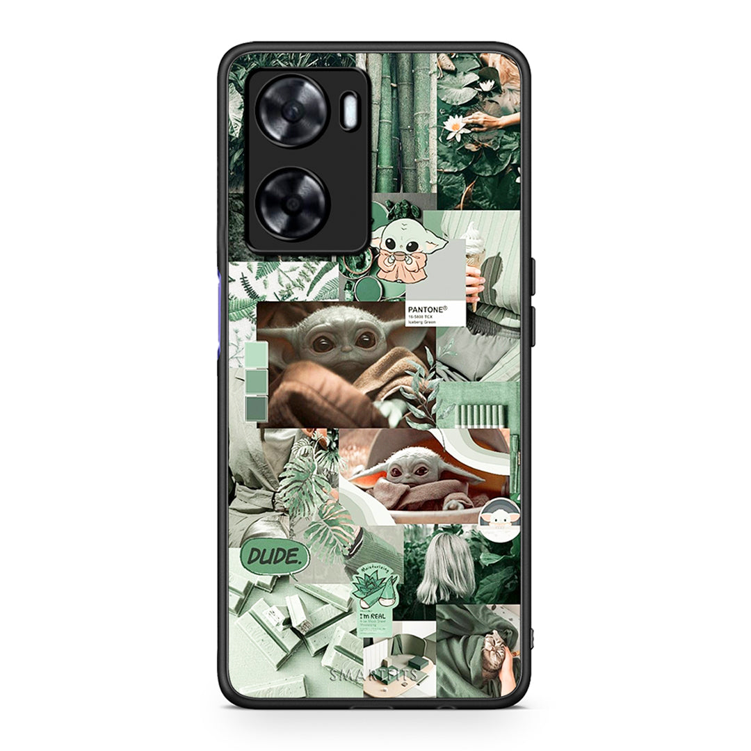 Oppo A57s / A77s / A58 / OnePlus Nord N20 SE Collage Dude Θήκη Αγίου Βαλεντίνου από τη Smartfits με σχέδιο στο πίσω μέρος και μαύρο περίβλημα | Smartphone case with colorful back and black bezels by Smartfits