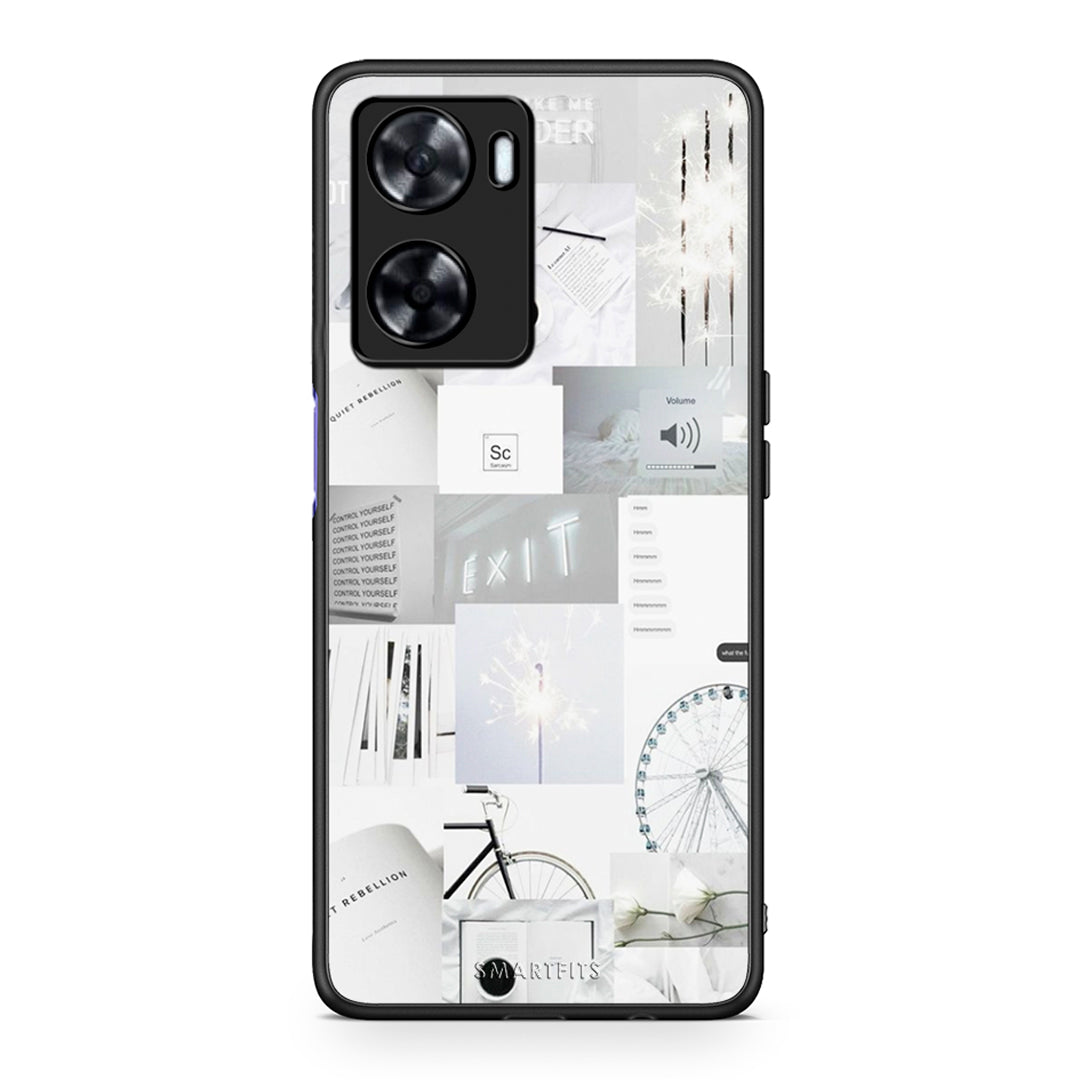 Oppo A57s / A77s / A58 / OnePlus Nord N20 SE Collage Make Me Wonder Θήκη Αγίου Βαλεντίνου από τη Smartfits με σχέδιο στο πίσω μέρος και μαύρο περίβλημα | Smartphone case with colorful back and black bezels by Smartfits