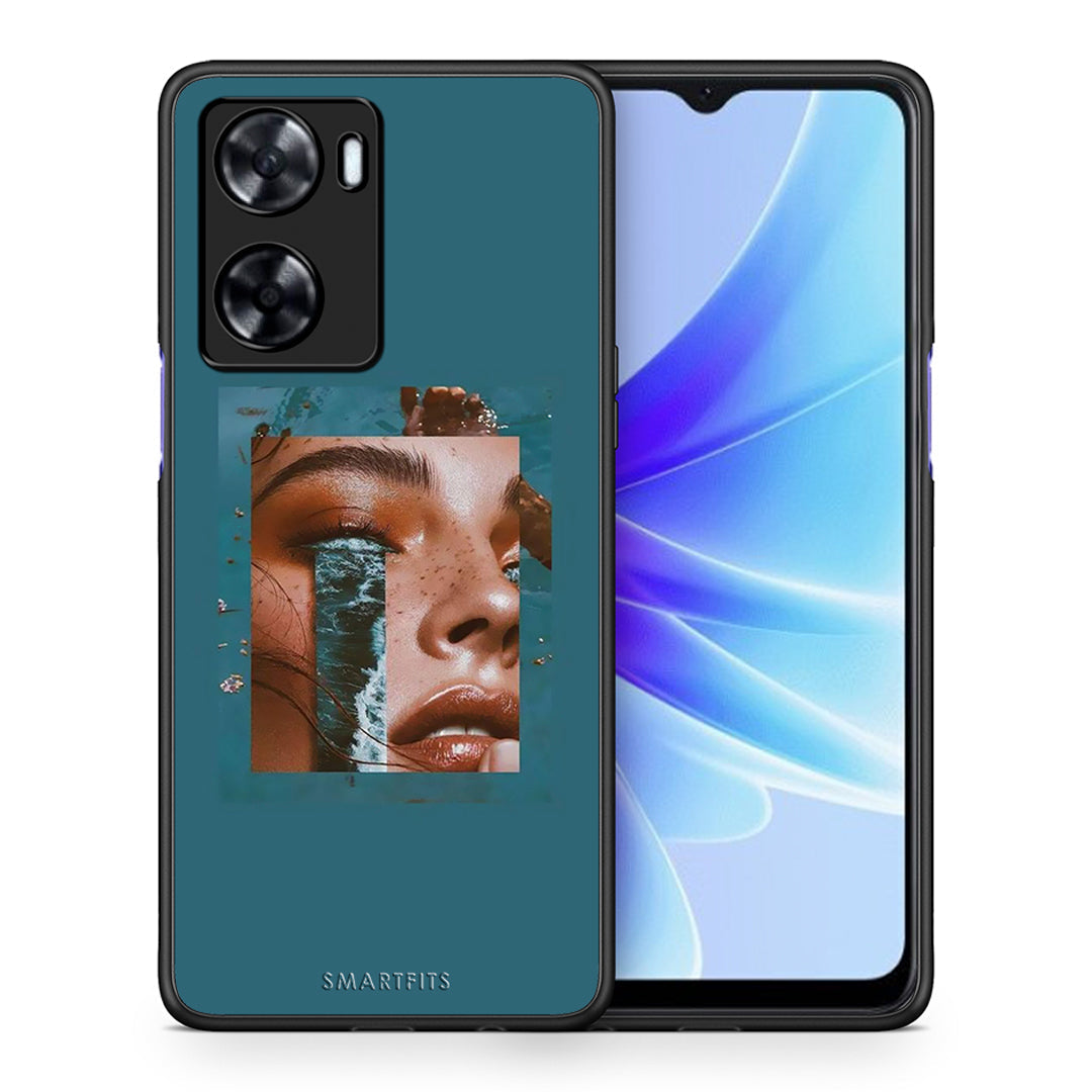 Θήκη Oppo A57s / A77s / A58 / OnePlus Nord N20 SE Cry An Ocean από τη Smartfits με σχέδιο στο πίσω μέρος και μαύρο περίβλημα | Oppo A57s / A77s / A58 / OnePlus Nord N20 SE Cry An Ocean case with colorful back and black bezels