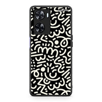 Thumbnail for Oppo A57s / A77s / A58 / OnePlus Nord N20 SE Doodle Art θήκη από τη Smartfits με σχέδιο στο πίσω μέρος και μαύρο περίβλημα | Smartphone case with colorful back and black bezels by Smartfits
