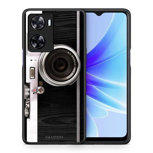 Θήκη Oppo A57s / A77s / A77 Emily In Paris από τη Smartfits με σχέδιο στο πίσω μέρος και μαύρο περίβλημα | Oppo A57s / A77s / A77 Emily In Paris case with colorful back and black bezels