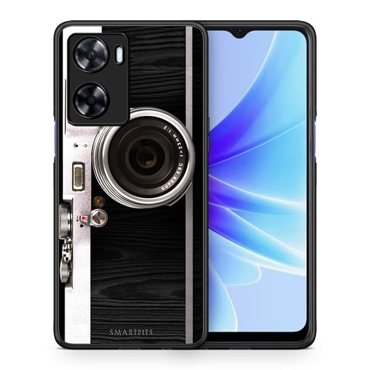 Θήκη Oppo A57s / A77s / A77 Emily In Paris από τη Smartfits με σχέδιο στο πίσω μέρος και μαύρο περίβλημα | Oppo A57s / A77s / A77 Emily In Paris case with colorful back and black bezels