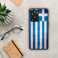 Thumbnail for Flag Greek - Oppo A57 4G / A57s / A77s / A58 θήκη