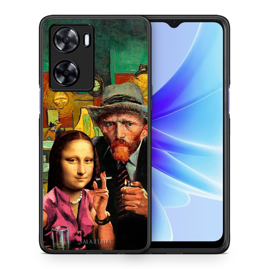 Θήκη Oppo A57s / A77s / A58 / OnePlus Nord N20 SE Funny Art από τη Smartfits με σχέδιο στο πίσω μέρος και μαύρο περίβλημα | Oppo A57s / A77s / A58 / OnePlus Nord N20 SE Funny Art case with colorful back and black bezels