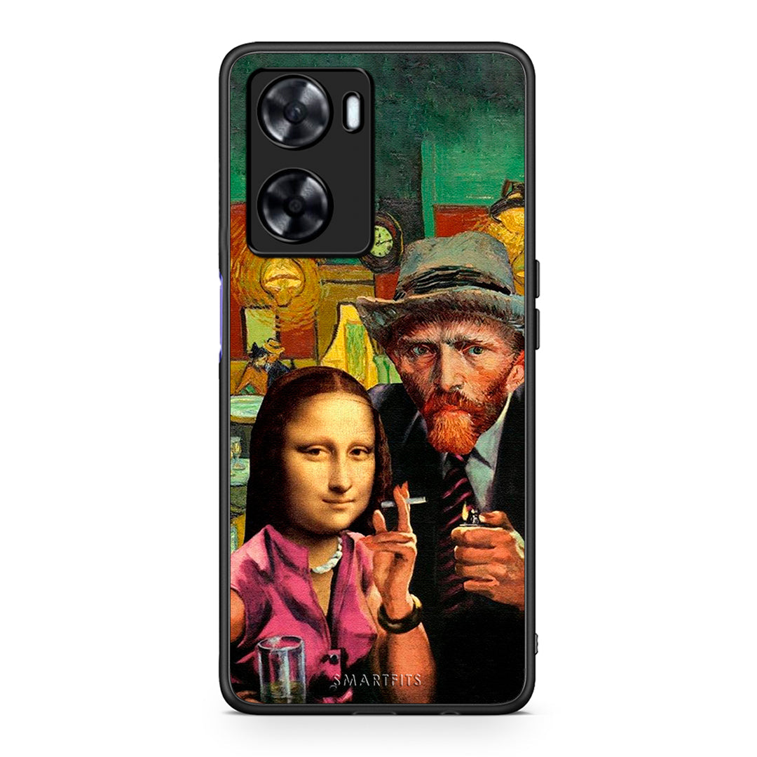 Oppo A57s / A77s / A58 / OnePlus Nord N20 SE Funny Art θήκη από τη Smartfits με σχέδιο στο πίσω μέρος και μαύρο περίβλημα | Smartphone case with colorful back and black bezels by Smartfits