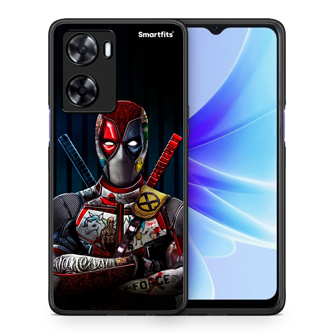 Θήκη Oppo A57s / A77s / A77 Funny Guy από τη Smartfits με σχέδιο στο πίσω μέρος και μαύρο περίβλημα | Oppo A57s / A77s / A77 Funny Guy case with colorful back and black bezels