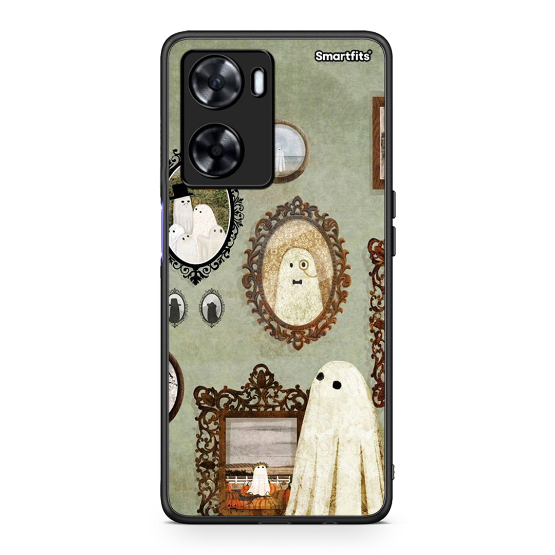 Oppo A57s / A77s / A58 / OnePlus Nord N20 SE Halloween Ghost Season θήκη από τη Smartfits με σχέδιο στο πίσω μέρος και μαύρο περίβλημα | Smartphone case with colorful back and black bezels by Smartfits