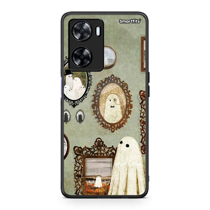 Oppo A57s / A77s / A58 / OnePlus Nord N20 SE Halloween Ghost Season θήκη από τη Smartfits με σχέδιο στο πίσω μέρος και μαύρο περίβλημα | Smartphone case with colorful back and black bezels by Smartfits
