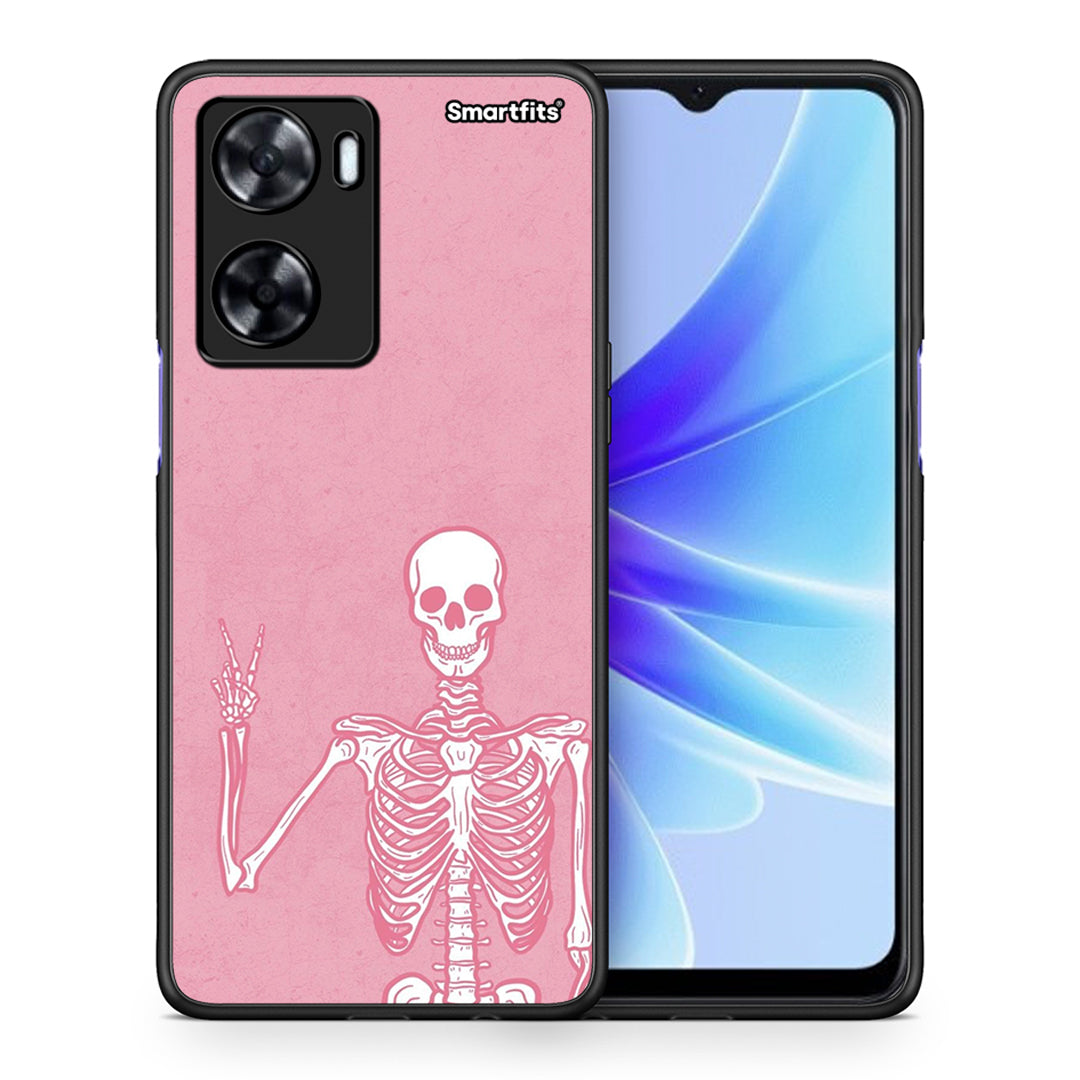 Θήκη Oppo A57s / A77s / A58 / OnePlus Nord N20 SE Halloween Motivation από τη Smartfits με σχέδιο στο πίσω μέρος και μαύρο περίβλημα | Oppo A57s / A77s / A58 / OnePlus Nord N20 SE Halloween Motivation case with colorful back and black bezels