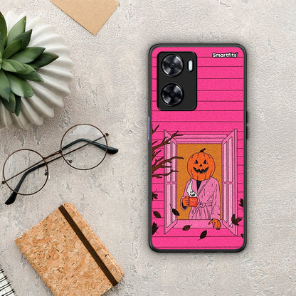 Halloween Pumpkin Lady - Oppo A57s / A77s / A77 θήκη
