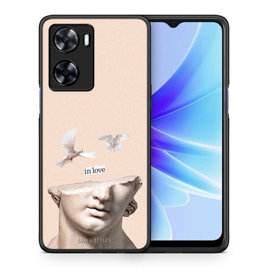 Θήκη Oppo A57s / A77s / A58 / OnePlus Nord N20 SE In Love από τη Smartfits με σχέδιο στο πίσω μέρος και μαύρο περίβλημα | Oppo A57s / A77s / A58 / OnePlus Nord N20 SE In Love case with colorful back and black bezels