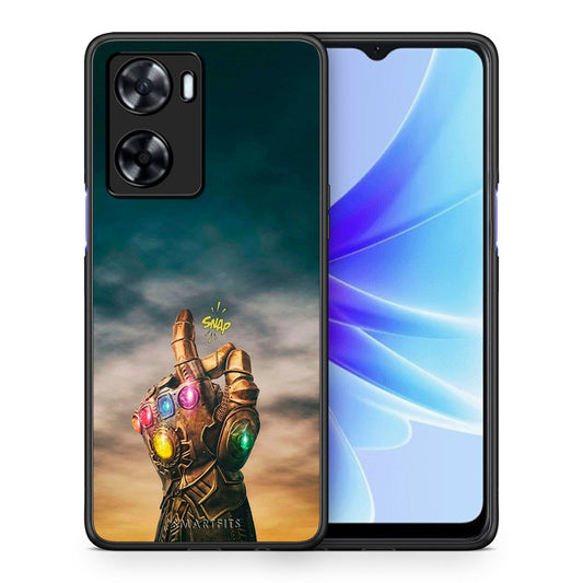 Θήκη Oppo A57s / A77s / A77 Infinity Snap από τη Smartfits με σχέδιο στο πίσω μέρος και μαύρο περίβλημα | Oppo A57s / A77s / A77 Infinity Snap case with colorful back and black bezels