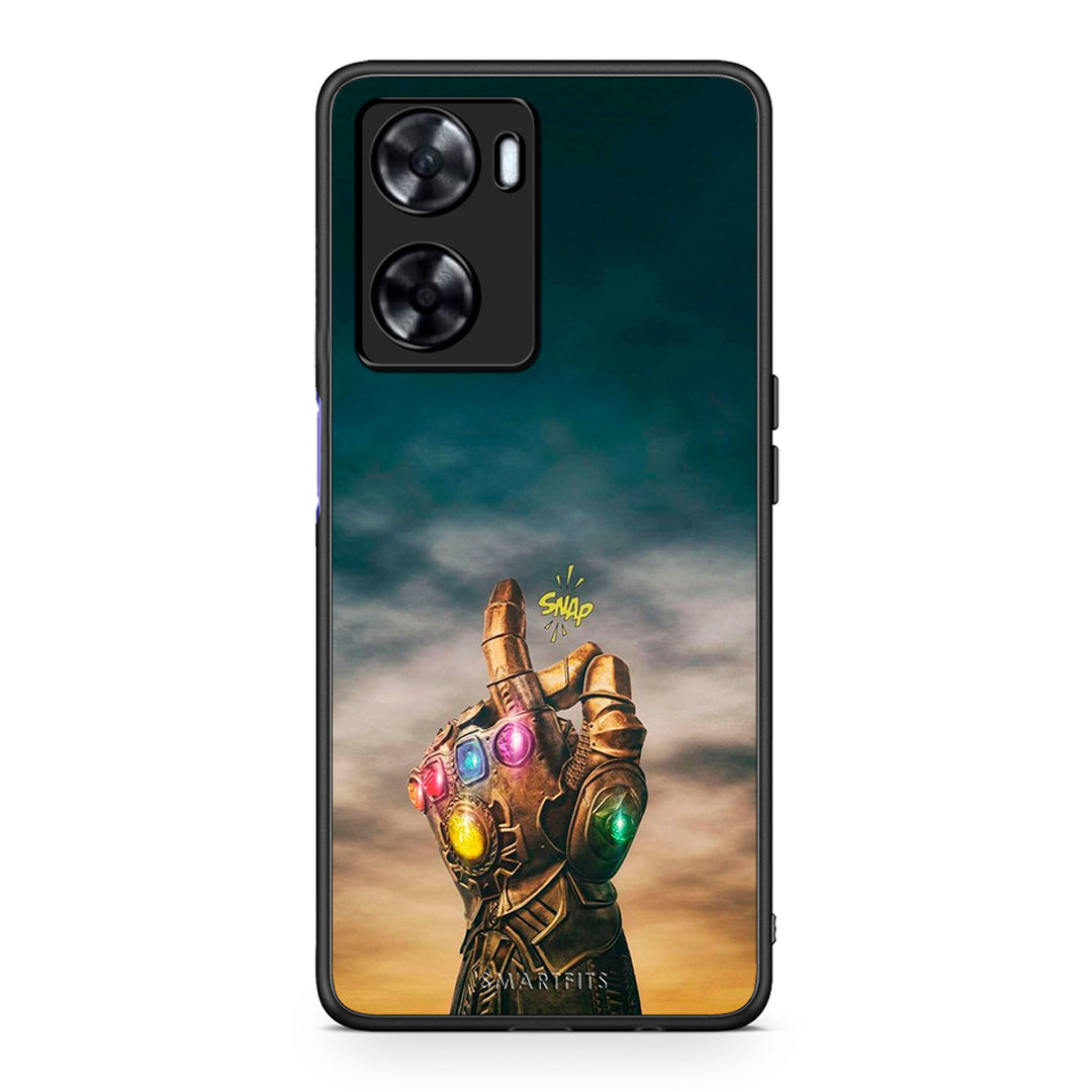 Oppo A57s / A77s / A77 Infinity Snap θήκη από τη Smartfits με σχέδιο στο πίσω μέρος και μαύρο περίβλημα | Smartphone case with colorful back and black bezels by Smartfits