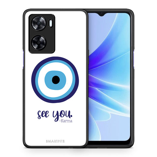 Θήκη Oppo A57s / A77s / A77 Karma Says από τη Smartfits με σχέδιο στο πίσω μέρος και μαύρο περίβλημα | Oppo A57s / A77s / A77 Karma Says case with colorful back and black bezels