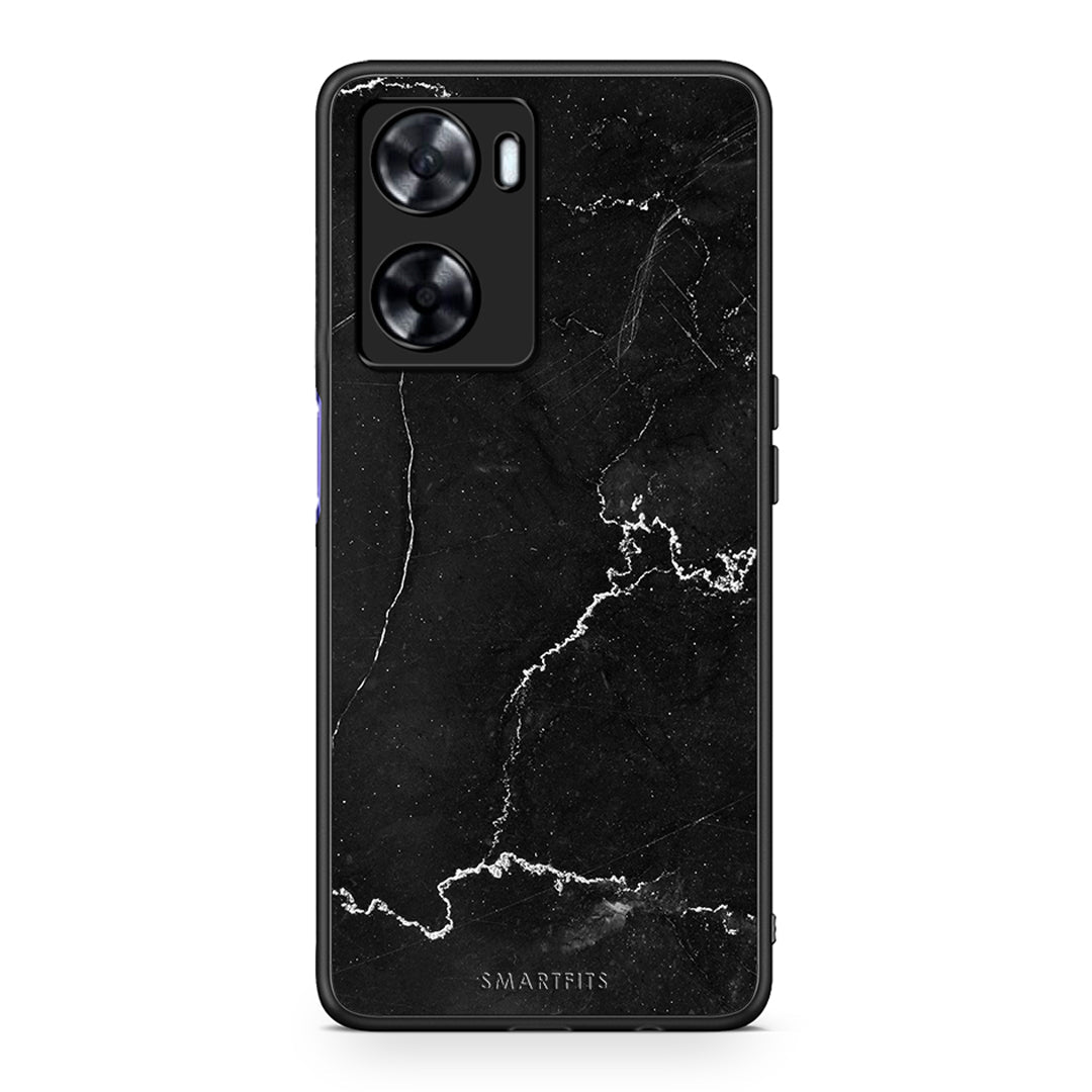 1 - Oppo A57s / A77s / A58 / OnePlus Nord N20 SE black marble case, cover, bumper