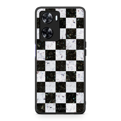 4 - Oppo A57s / A77s / A58 / OnePlus Nord N20 SE Square Geometric Marble case, cover, bumper
