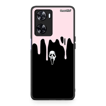 Oppo A57s / A77s / A77 Melting Halloween Mask θήκη από τη Smartfits με σχέδιο στο πίσω μέρος και μαύρο περίβλημα | Smartphone case with colorful back and black bezels by Smartfits