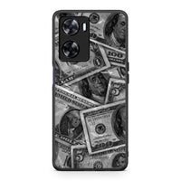 Thumbnail for Oppo A57s / A77s / A58 / OnePlus Nord N20 SE Money Dollars θήκη από τη Smartfits με σχέδιο στο πίσω μέρος και μαύρο περίβλημα | Smartphone case with colorful back and black bezels by Smartfits