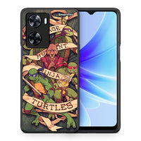 Thumbnail for Θήκη Oppo A57s / A77s / A58 / OnePlus Nord N20 SE Ninja Turtles από τη Smartfits με σχέδιο στο πίσω μέρος και μαύρο περίβλημα | Oppo A57s / A77s / A58 / OnePlus Nord N20 SE Ninja Turtles case with colorful back and black bezels