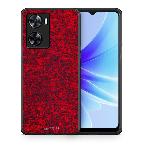 Θήκη Oppo A57s / A77s / A77 Paisley Cashmere από τη Smartfits με σχέδιο στο πίσω μέρος και μαύρο περίβλημα | Oppo A57s / A77s / A77 Paisley Cashmere case with colorful back and black bezels