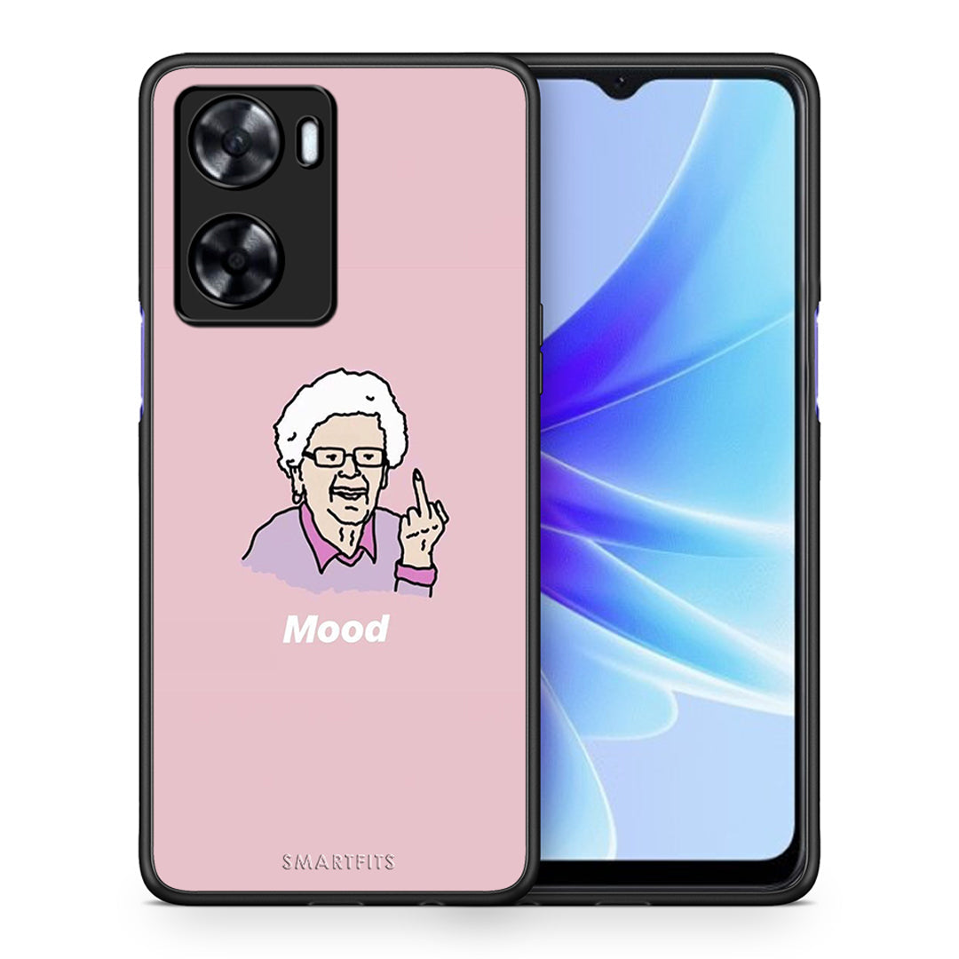 Θήκη Oppo A57s / A77s / A58 / OnePlus Nord N20 SE Mood PopArt από τη Smartfits με σχέδιο στο πίσω μέρος και μαύρο περίβλημα | Oppo A57s / A77s / A58 / OnePlus Nord N20 SE Mood PopArt case with colorful back and black bezels