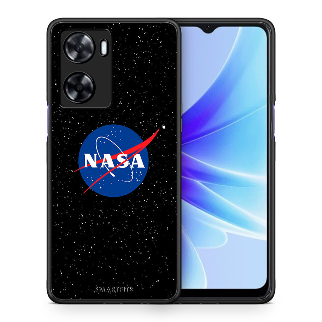 Θήκη Oppo A57s / A77s / A58 / OnePlus Nord N20 SE NASA PopArt από τη Smartfits με σχέδιο στο πίσω μέρος και μαύρο περίβλημα | Oppo A57s / A77s / A58 / OnePlus Nord N20 SE NASA PopArt case with colorful back and black bezels
