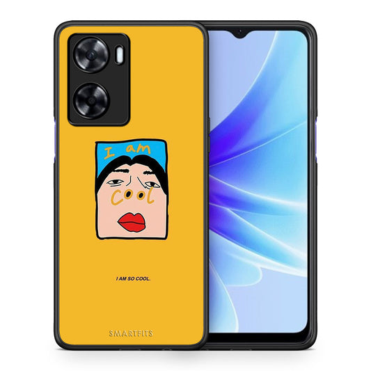 Θήκη Αγίου Βαλεντίνου Oppo A57s / A77s / A77 So Cool από τη Smartfits με σχέδιο στο πίσω μέρος και μαύρο περίβλημα | Oppo A57s / A77s / A77 So Cool case with colorful back and black bezels