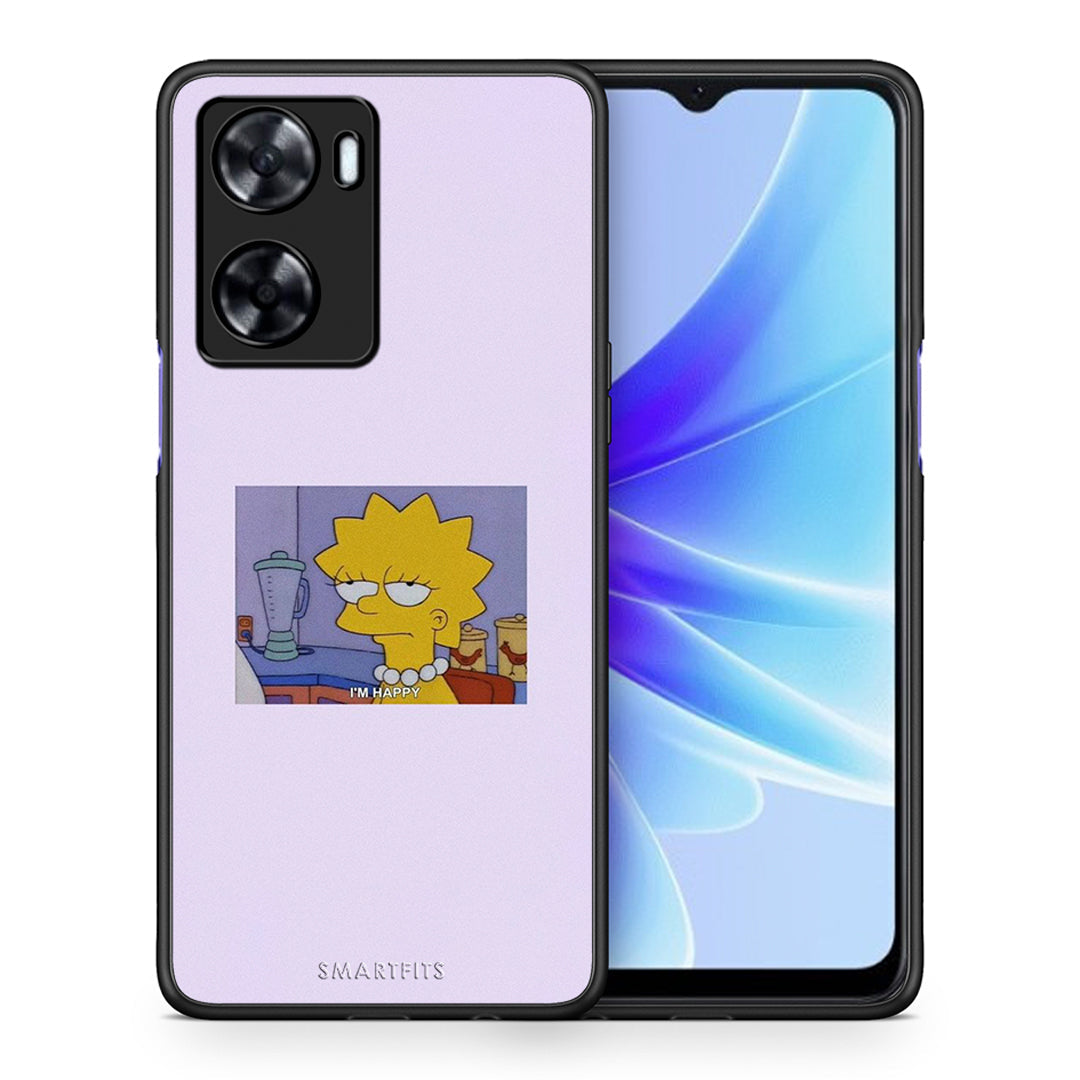 Θήκη Oppo A57s / A77s / A77 So Happy από τη Smartfits με σχέδιο στο πίσω μέρος και μαύρο περίβλημα | Oppo A57s / A77s / A77 So Happy case with colorful back and black bezels