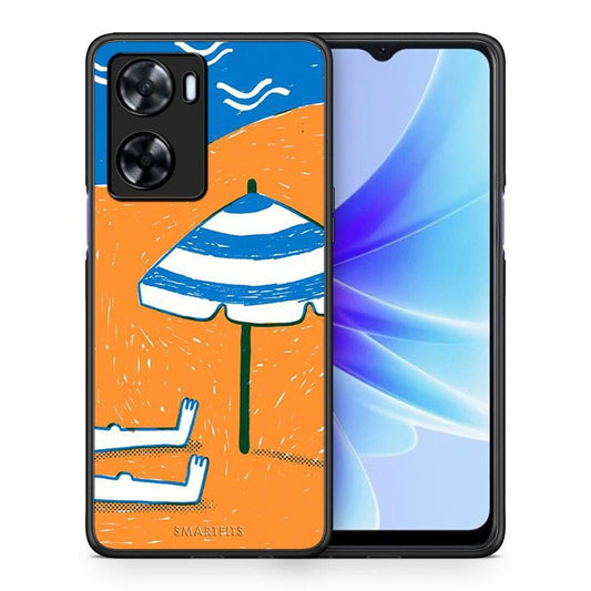 Θήκη Oppo A57s / A77s / A77 Summering από τη Smartfits με σχέδιο στο πίσω μέρος και μαύρο περίβλημα | Oppo A57s / A77s / A77 Summering case with colorful back and black bezels