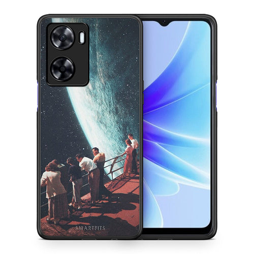 Θήκη Oppo A57s / A77s / A58 / OnePlus Nord N20 SE Surreal View από τη Smartfits με σχέδιο στο πίσω μέρος και μαύρο περίβλημα | Oppo A57s / A77s / A58 / OnePlus Nord N20 SE Surreal View case with colorful back and black bezels