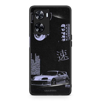 Oppo A57s / A77s / A58 / OnePlus Nord N20 SE Tokyo Drift Θήκη Αγίου Βαλεντίνου από τη Smartfits με σχέδιο στο πίσω μέρος και μαύρο περίβλημα | Smartphone case with colorful back and black bezels by Smartfits