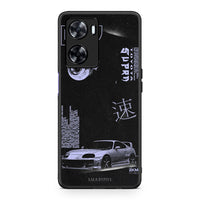 Thumbnail for Oppo A57s / A77s / A58 / OnePlus Nord N20 SE Tokyo Drift Θήκη Αγίου Βαλεντίνου από τη Smartfits με σχέδιο στο πίσω μέρος και μαύρο περίβλημα | Smartphone case with colorful back and black bezels by Smartfits