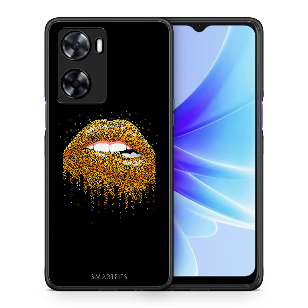 Θήκη Oppo A57s / A77s / A77 Golden Valentine από τη Smartfits με σχέδιο στο πίσω μέρος και μαύρο περίβλημα | Oppo A57s / A77s / A77 Golden Valentine case with colorful back and black bezels