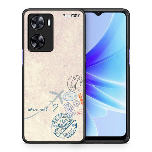Θήκη Oppo A57s / A77s / A58 / OnePlus Nord N20 SE Where Next από τη Smartfits με σχέδιο στο πίσω μέρος και μαύρο περίβλημα | Oppo A57s / A77s / A58 / OnePlus Nord N20 SE Where Next case with colorful back and black bezels