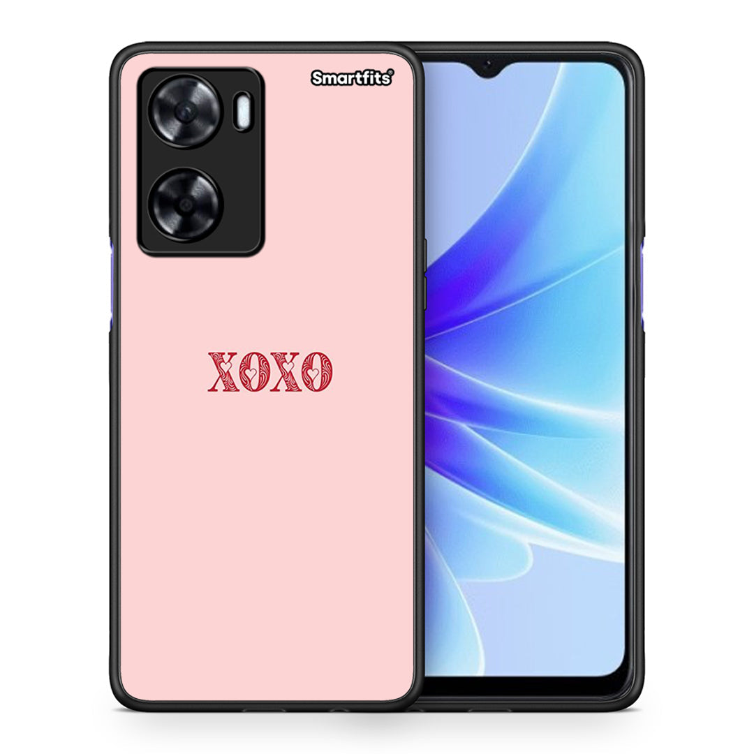 Θήκη Oppo A57s / A77s / A58 / OnePlus Nord N20 SE XOXO Love από τη Smartfits με σχέδιο στο πίσω μέρος και μαύρο περίβλημα | Oppo A57s / A77s / A58 / OnePlus Nord N20 SE XOXO Love case with colorful back and black bezels