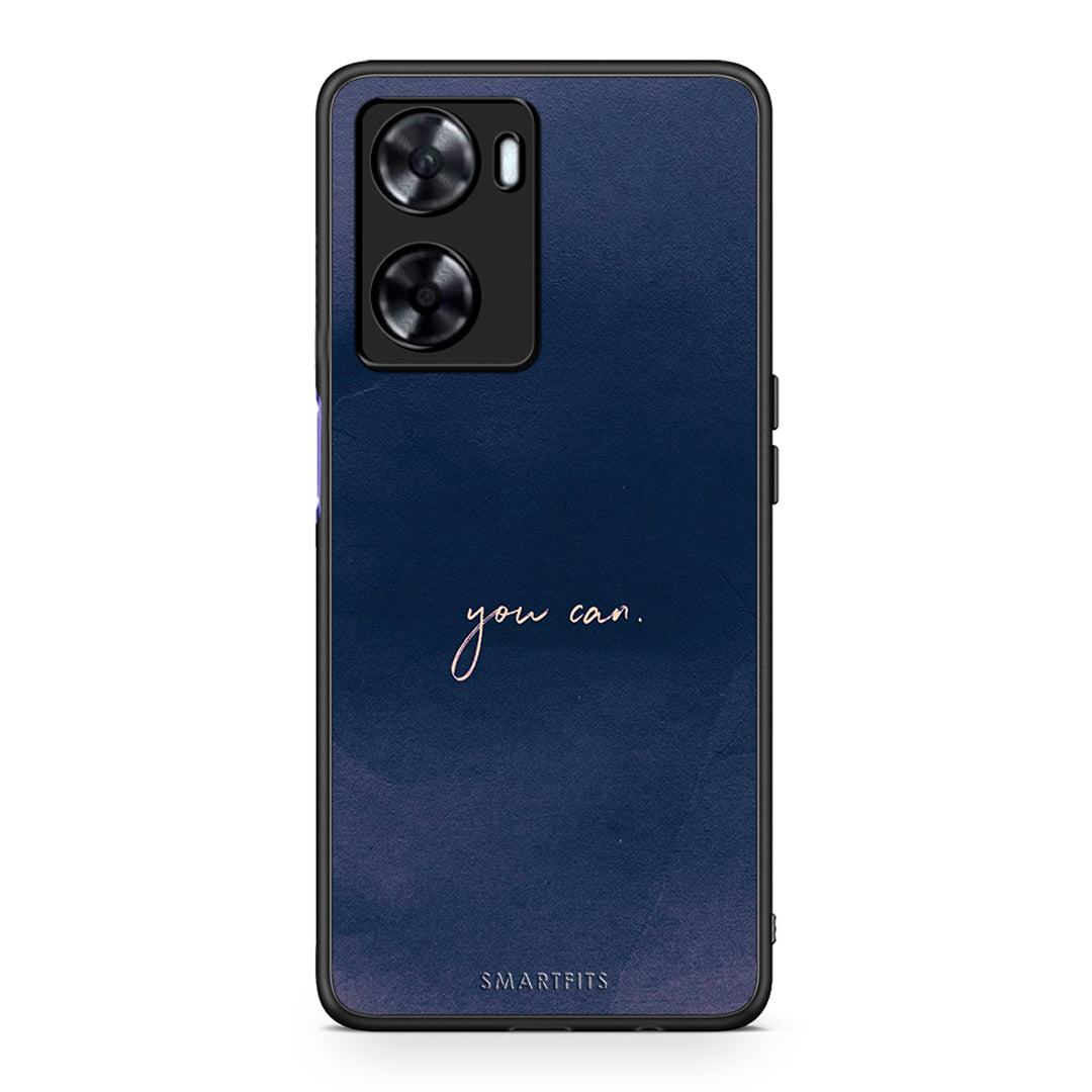 Oppo A57s / A77s / A77 You Can θήκη από τη Smartfits με σχέδιο στο πίσω μέρος και μαύρο περίβλημα | Smartphone case with colorful back and black bezels by Smartfits