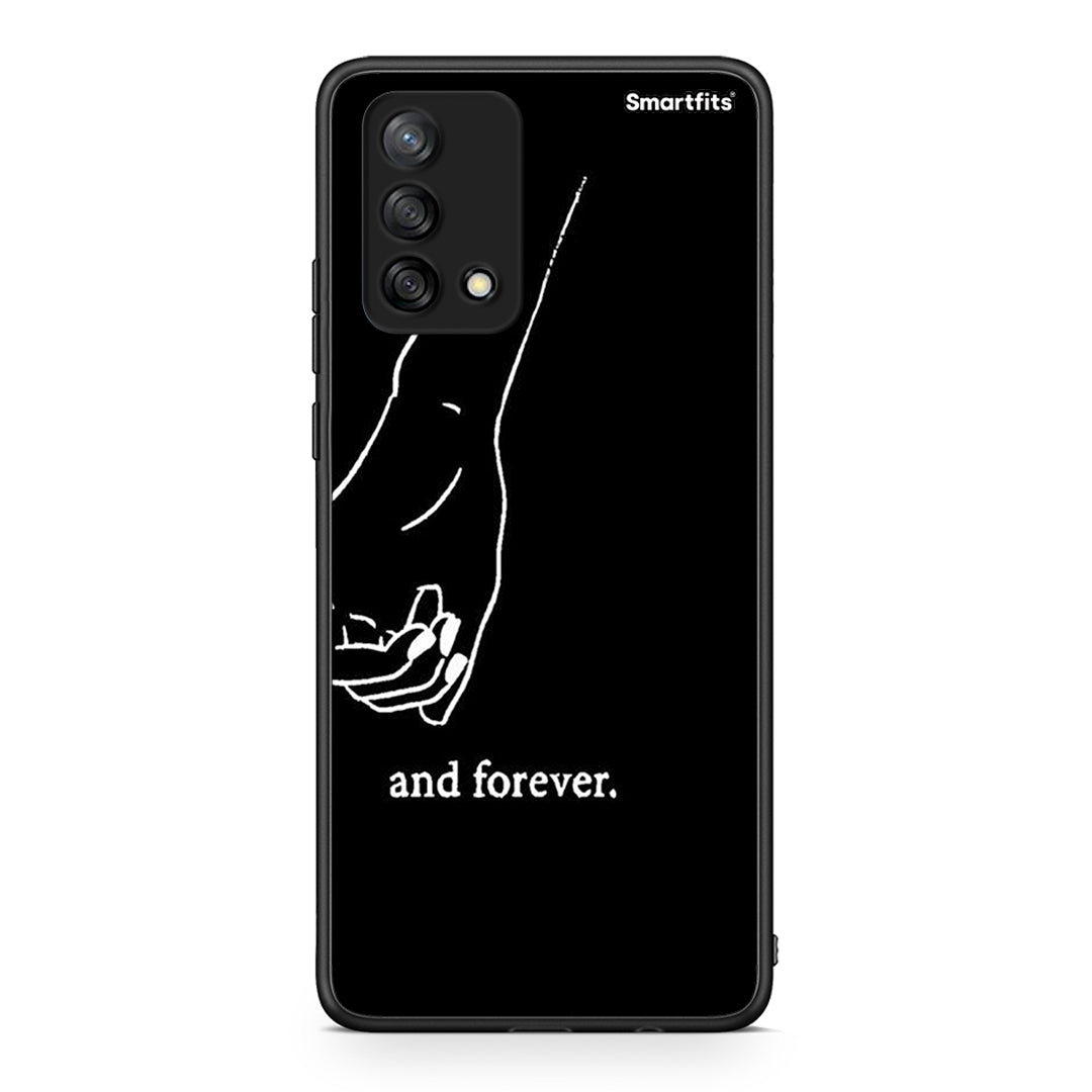 Oppo A74 4G Always & Forever 2 Θήκη Αγίου Βαλεντίνου από τη Smartfits με σχέδιο στο πίσω μέρος και μαύρο περίβλημα | Smartphone case with colorful back and black bezels by Smartfits