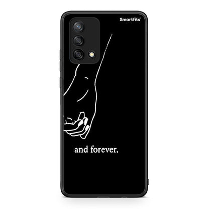 Oppo A74 4G Always & Forever 2 Θήκη Αγίου Βαλεντίνου από τη Smartfits με σχέδιο στο πίσω μέρος και μαύρο περίβλημα | Smartphone case with colorful back and black bezels by Smartfits