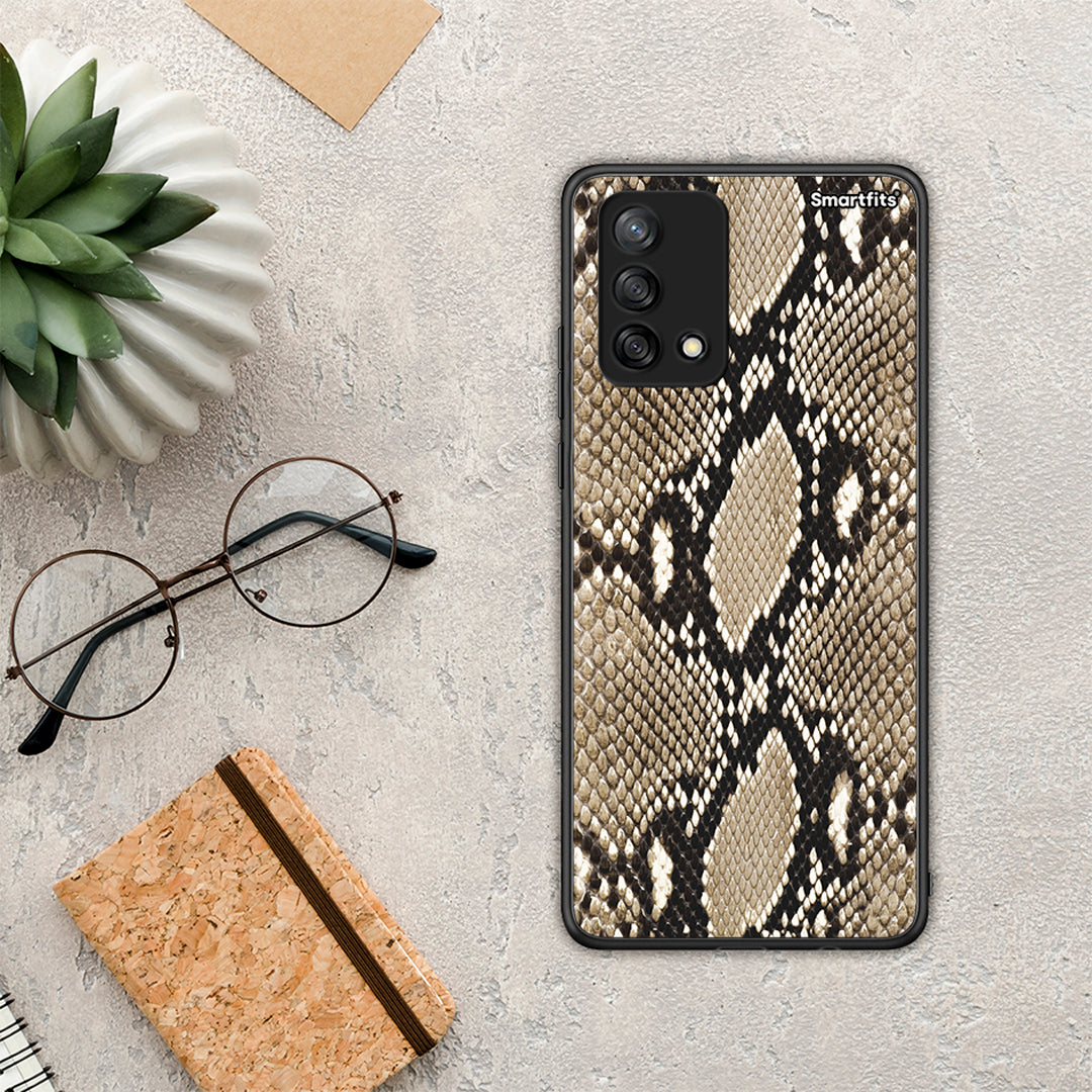 Animal Fashion Snake - Oppo A74 4G θήκη