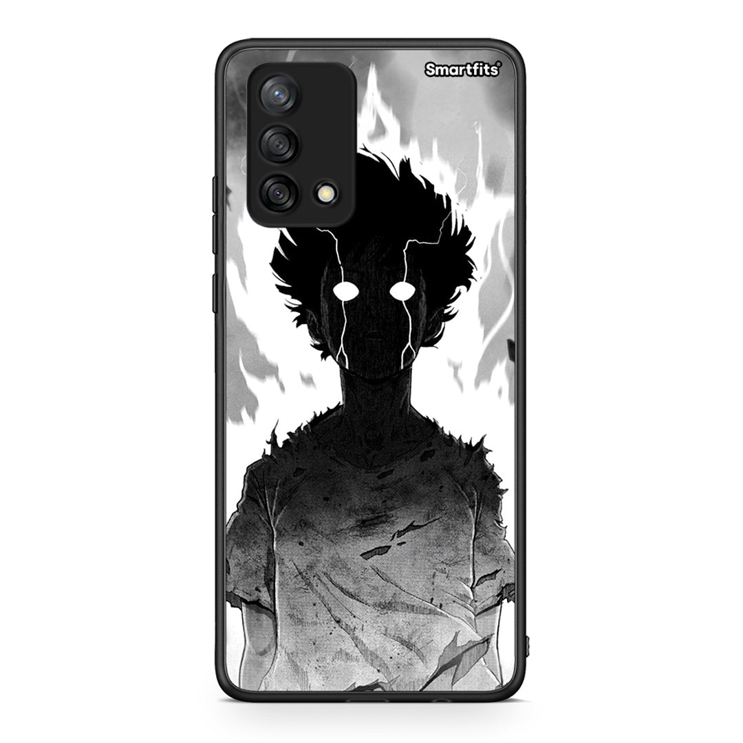 Oppo A74 4G Anime Boy Θήκη από τη Smartfits με σχέδιο στο πίσω μέρος και μαύρο περίβλημα | Smartphone case with colorful back and black bezels by Smartfits