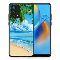 Thumbnail for Θήκη Oppo A74 4G Beautiful Beach από τη Smartfits με σχέδιο στο πίσω μέρος και μαύρο περίβλημα | Oppo A74 4G Beautiful Beach case with colorful back and black bezels