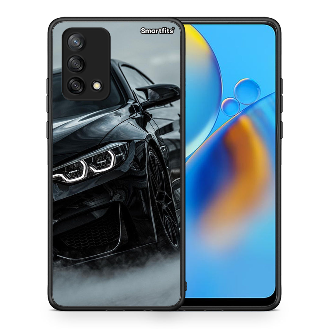 Θήκη Oppo A74 4G Black BMW από τη Smartfits με σχέδιο στο πίσω μέρος και μαύρο περίβλημα | Oppo A74 4G Black BMW case with colorful back and black bezels