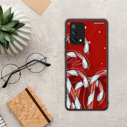 Candy Cane - Oppo A74 4G θήκη