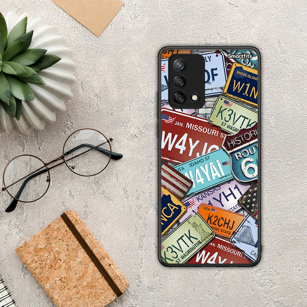 Car Plates - Oppo A74 4G θήκη