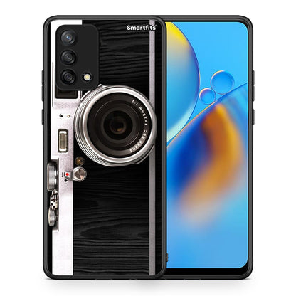 Θήκη Oppo A74 4G Emily In Paris από τη Smartfits με σχέδιο στο πίσω μέρος και μαύρο περίβλημα | Oppo A74 4G Emily In Paris case with colorful back and black bezels