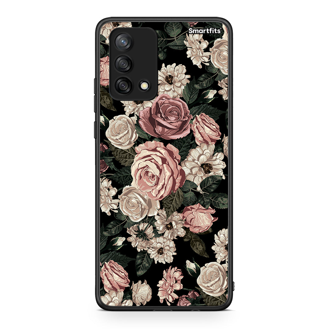 4 - Oppo A74 4G Wild Roses Flower case, cover, bumper