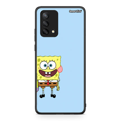 Oppo A74 4G Friends Bob θήκη από τη Smartfits με σχέδιο στο πίσω μέρος και μαύρο περίβλημα | Smartphone case with colorful back and black bezels by Smartfits