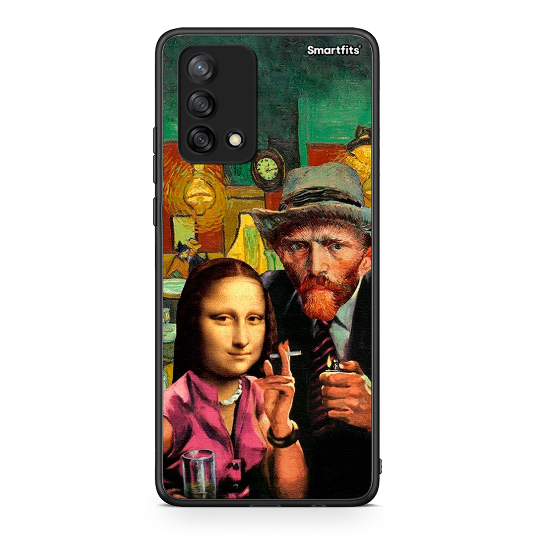 Oppo A74 4G Funny Art θήκη από τη Smartfits με σχέδιο στο πίσω μέρος και μαύρο περίβλημα | Smartphone case with colorful back and black bezels by Smartfits